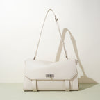 Chic Small Square Shoulder Crossbody Bag with Lock