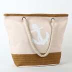 Oversized Canvas Beach Tot Bag