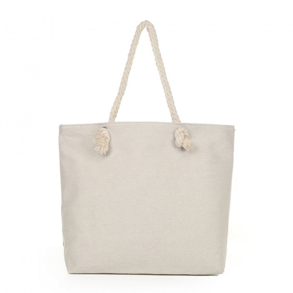 Large Canvas Beach Tote Bag