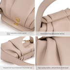 Chic French Wrinkle-Design Crossbody Handbag Cloud Bag