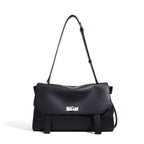 Chic Small Square Shoulder Crossbody Bag with Lock