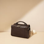 Genuine Leather Box Bag – Simple Niche Shoulder Crossbody