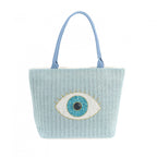 Evil Eye Large Boho Beach Tote Bag