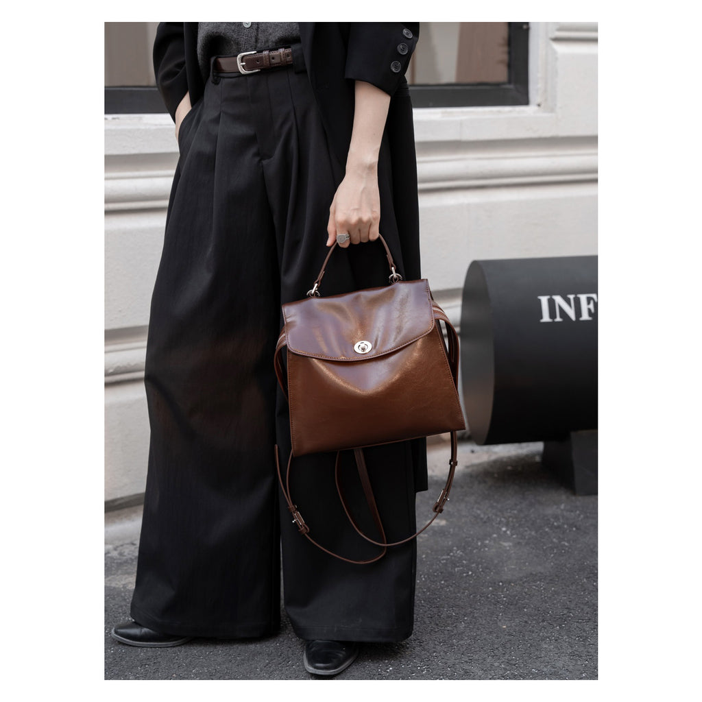 Chic Simple Commuter Backpack Handbag