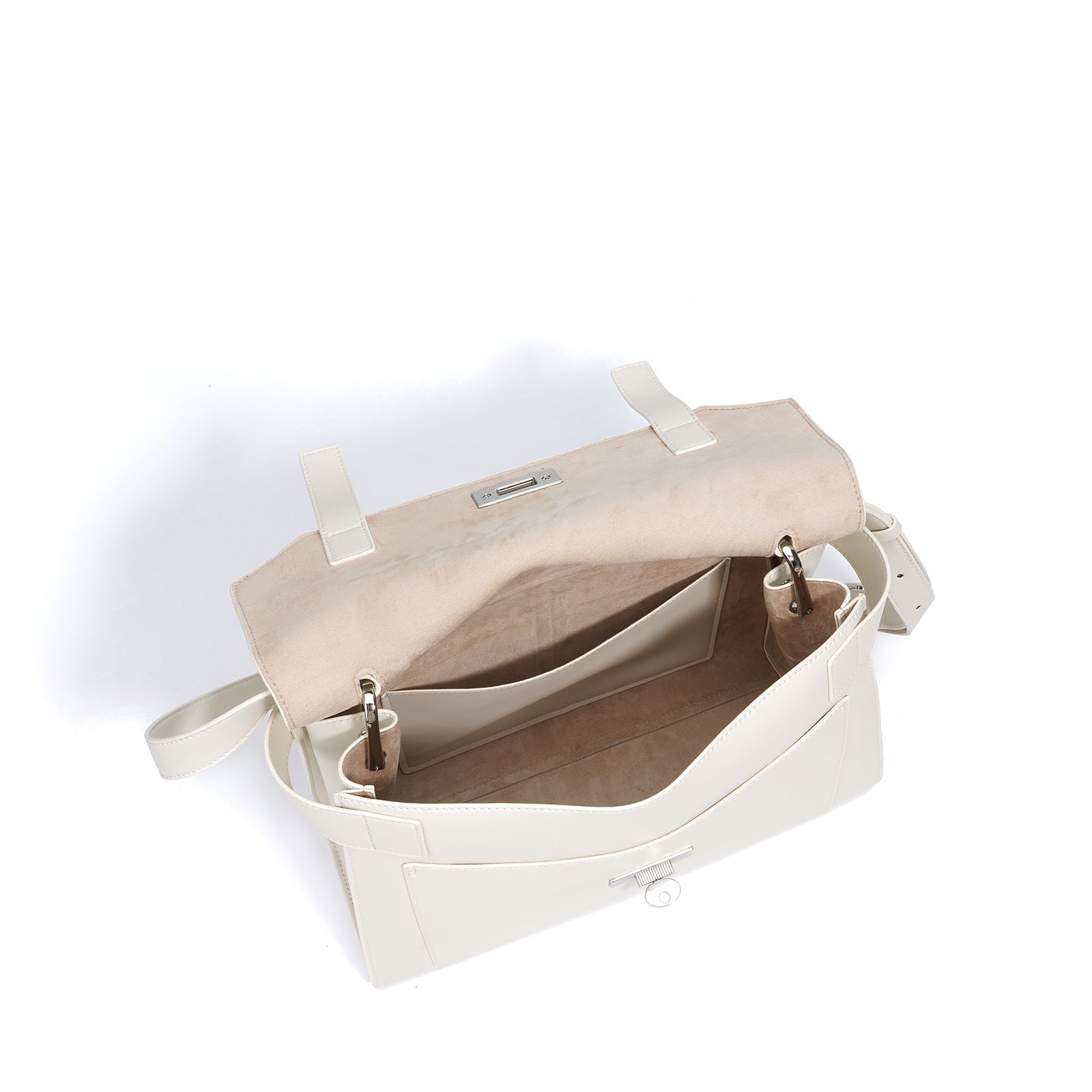 Chic Small Square Shoulder Crossbody Bag with Lock