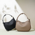 Genuine Leather Simple Niche Shoulder Crossbody Bag