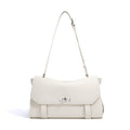 Chic Small Square Shoulder Crossbody Bag with Lock