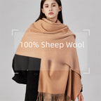 Wool Oversized Shawl Scarf