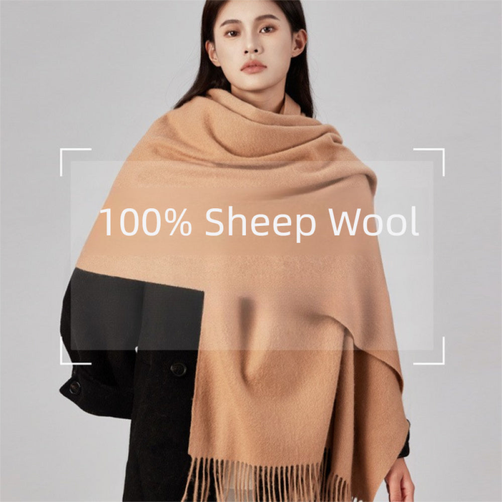 Wool Oversized Shawl Scarf