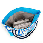 Large Nautical Canvas Beach Tote Bag