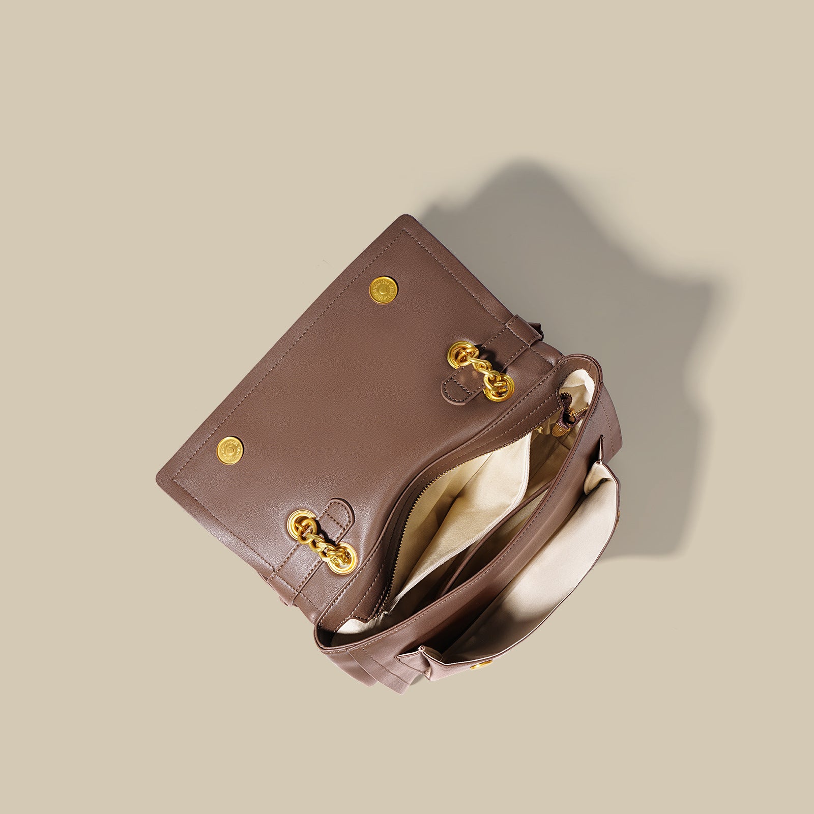 Textured Niche Chain Hobo Crossbody