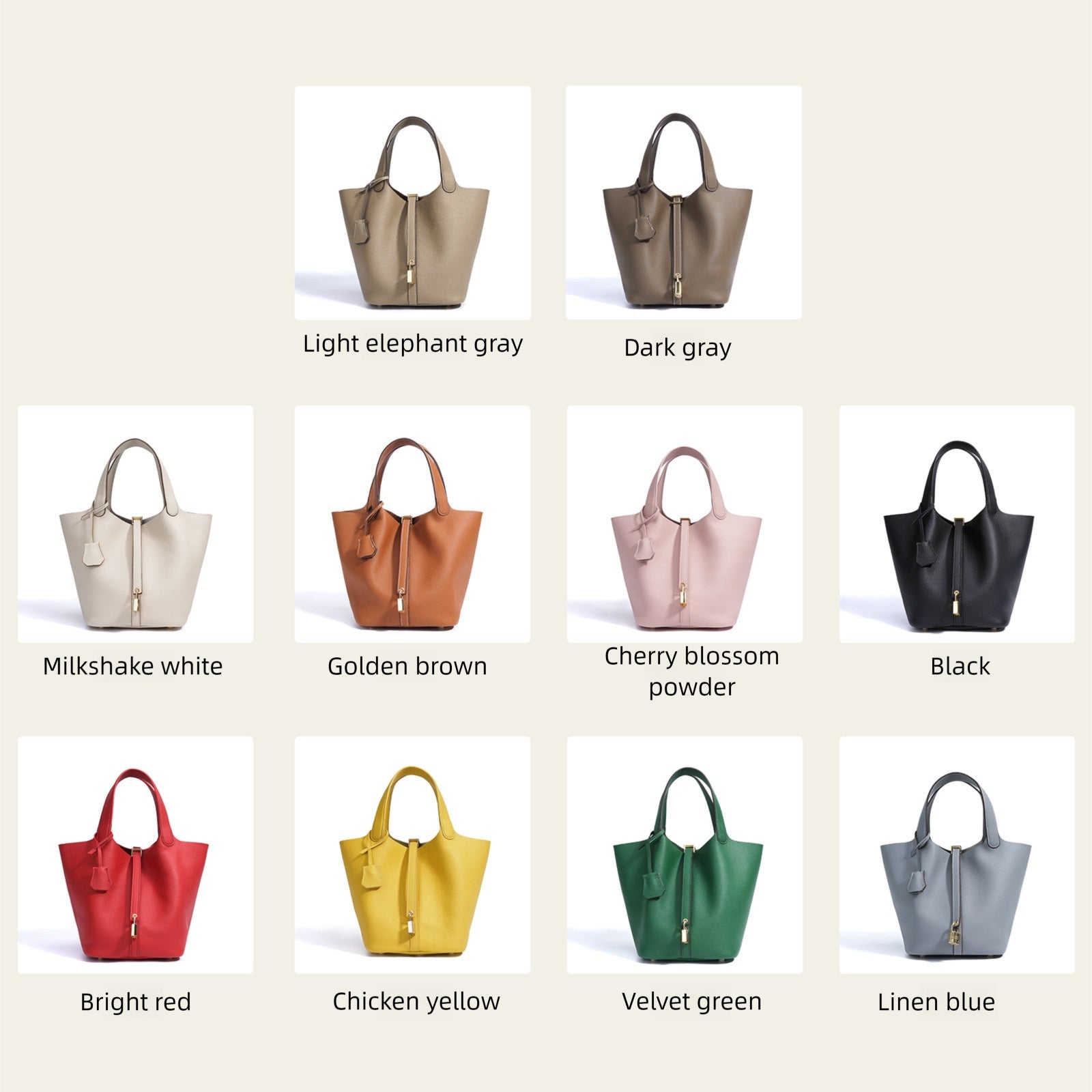 Simple Women’s Handbag Bucket Bag
