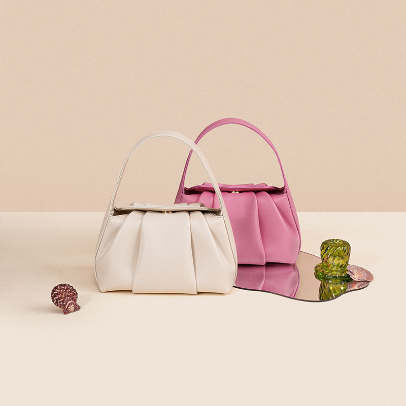 Chic French Wrinkle-Design Crossbody Handbag Cloud Bag