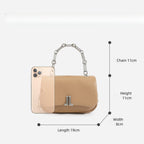 Soft Simple Crossbody Shoulder Chain Bag