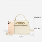 Chic Chain Flap Mini Small Square Handbag Kelly Bag