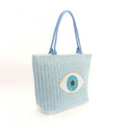 Evil Eye Large Boho Beach Tote Bag