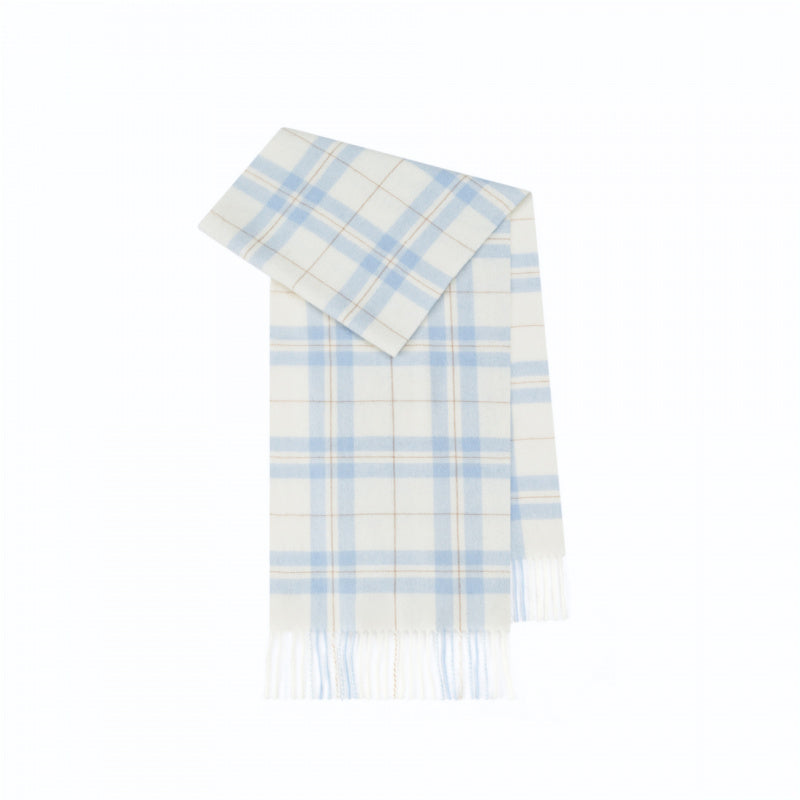 Winter Plaid Multicolor Wool Scarf