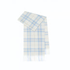 Winter Plaid Multicolor Wool Scarf