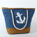 Oversized Canvas Beach Tot Bag