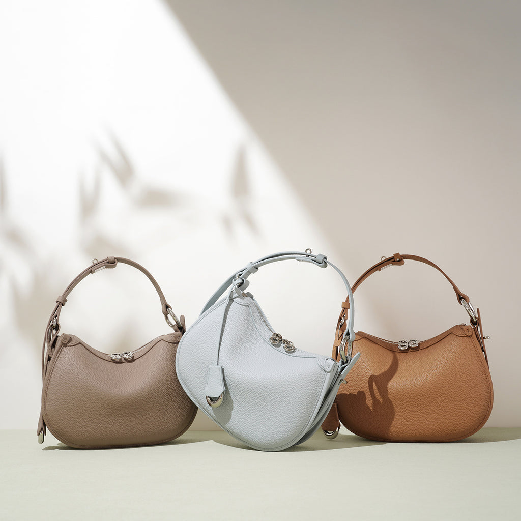 Genuine Leather Simple Niche Shoulder Crossbody Bag