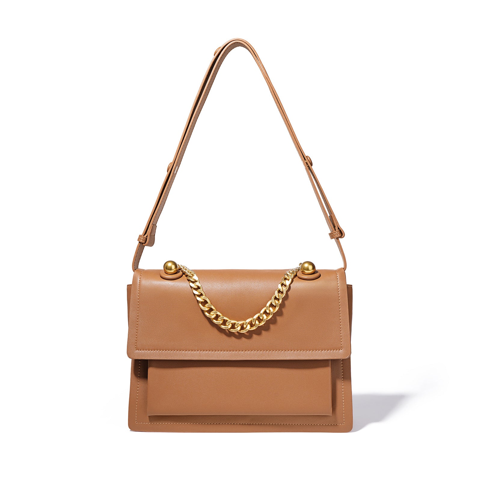 Textured Niche Chain Hobo Crossbody