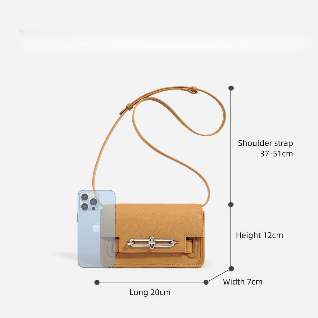 Simple Small Square Crossbody Shoulder Bag